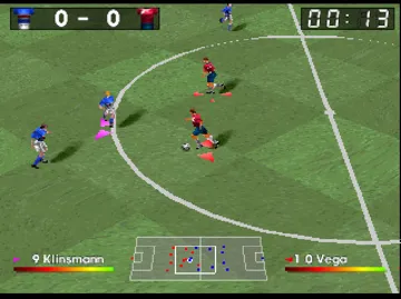 Adidas Power Soccer 2 (EU) screen shot game playing